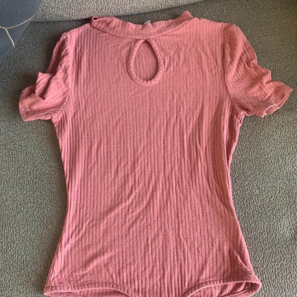 Pink bodysuit